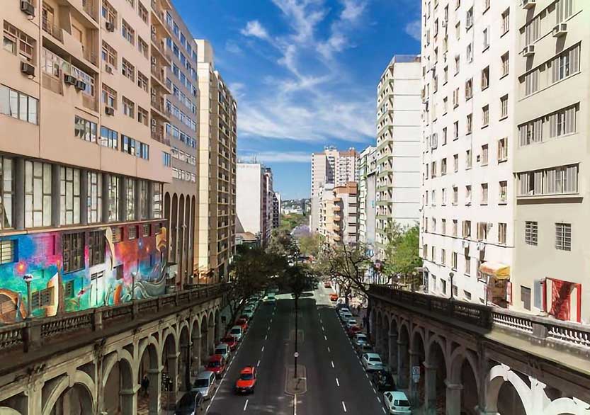 imagem centro de porto alegre background